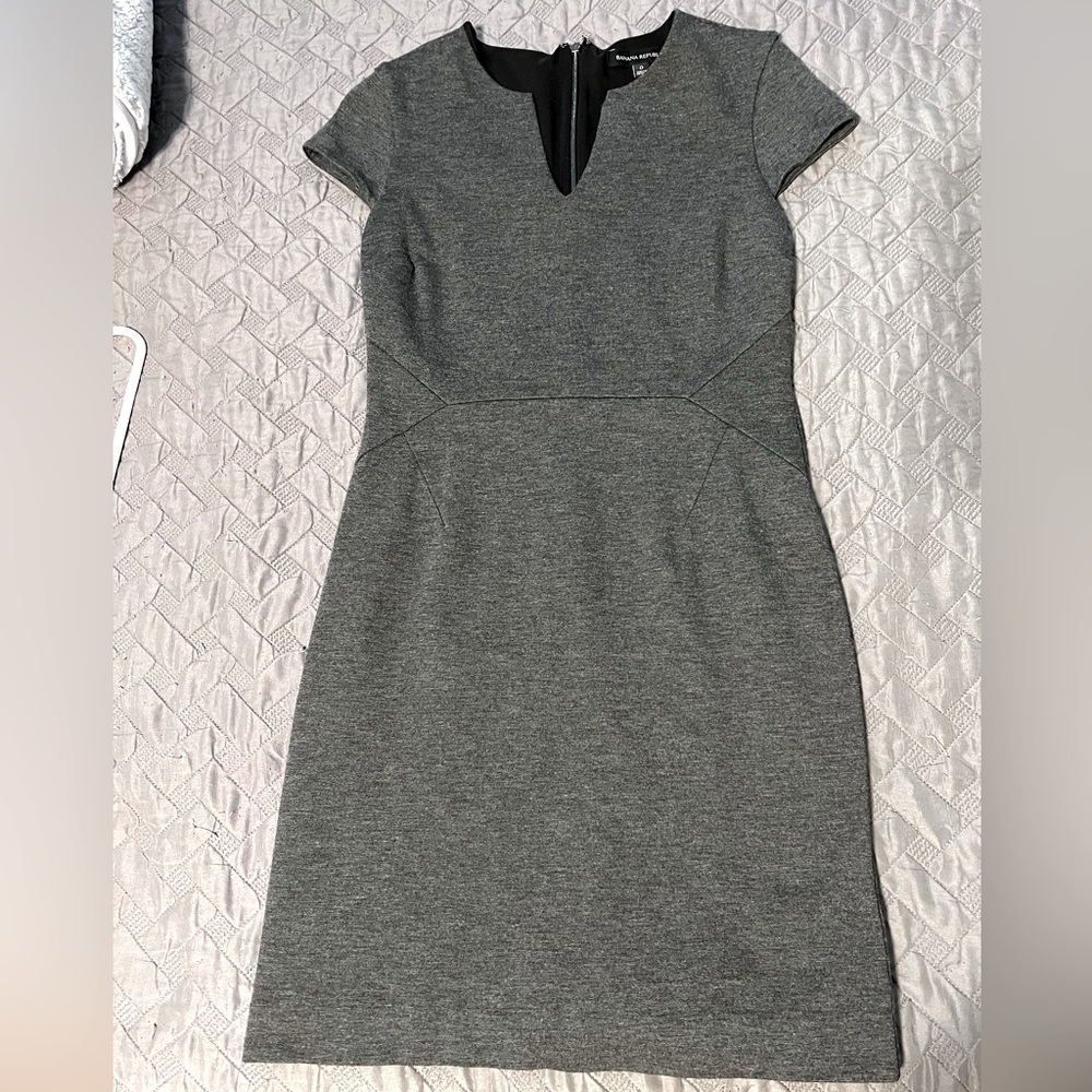 Banana Republic gray dress
